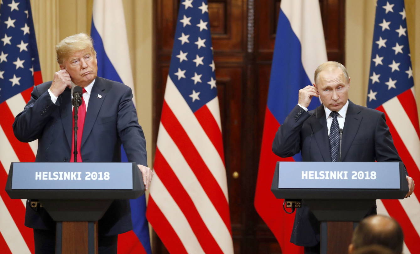 Donald Trump and Vladimir Putin.  (Reuters)