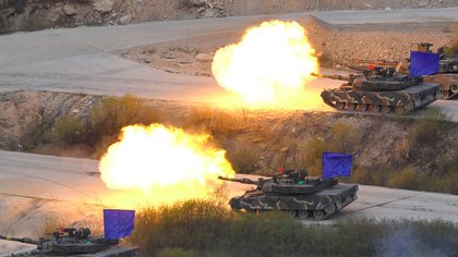Military exercises have been taking place in South Korea since 1986 (AFP)