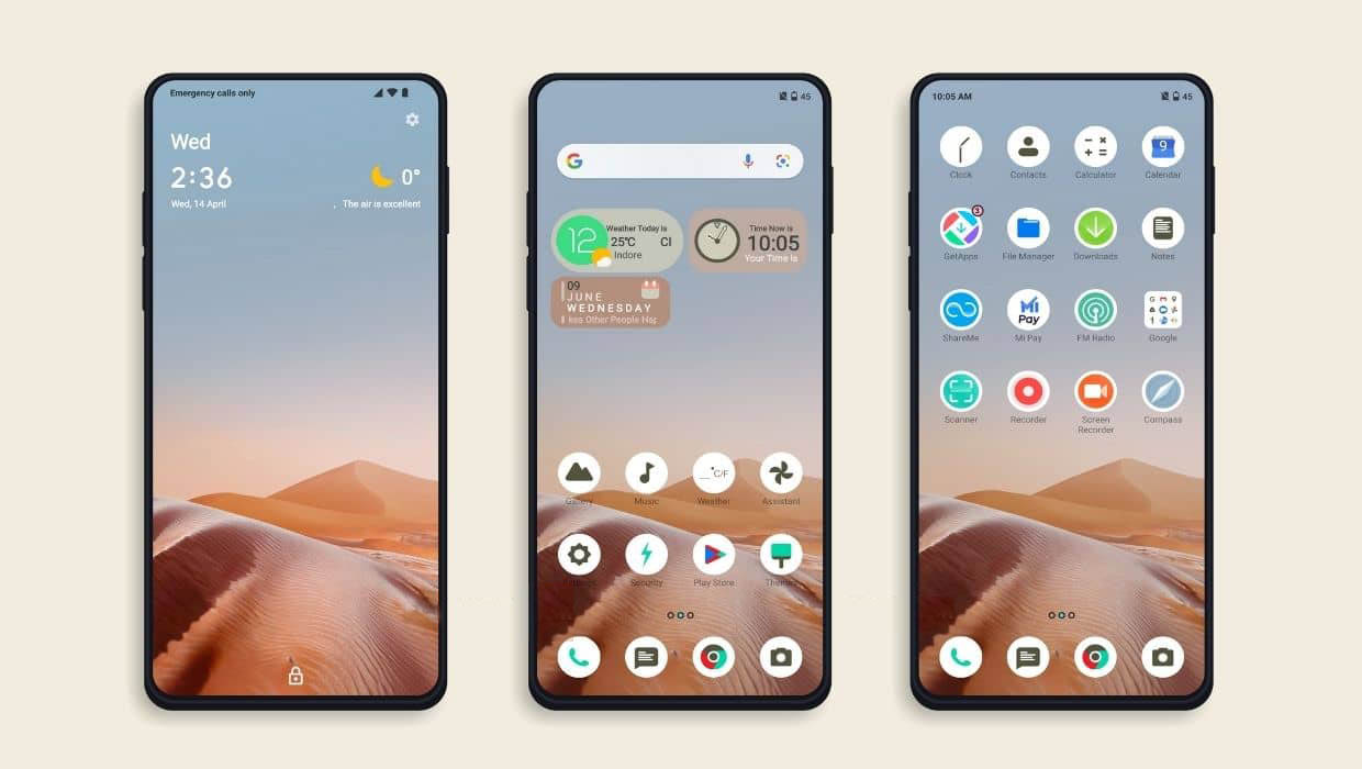 This theme brings the new Android 12 user interface and interface elements to Xiaomi.  Xiaomi News Addicts