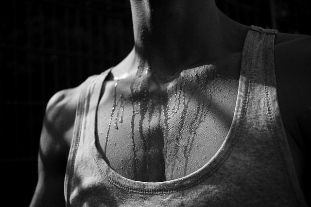 sweat from exercise