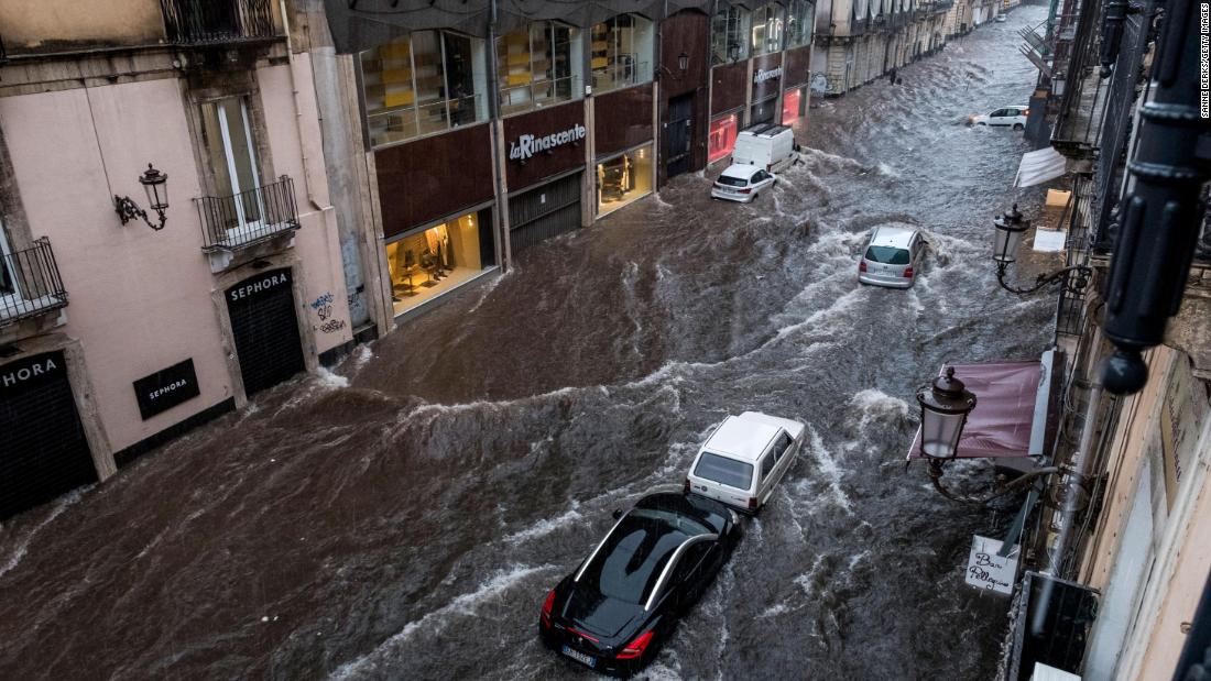Catania floods