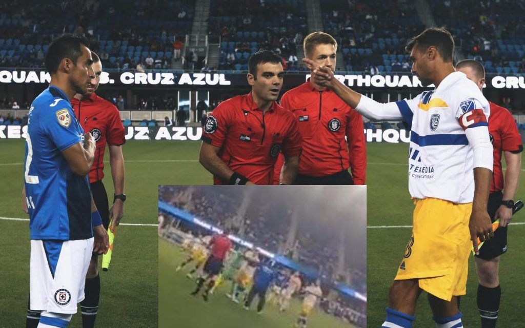 Video |  Cruz Azul fan takes the field and hits San Jose