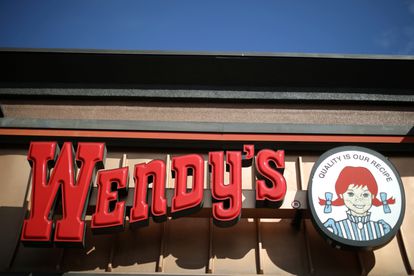 Wendy's fast food restaurant in Los Angeles.