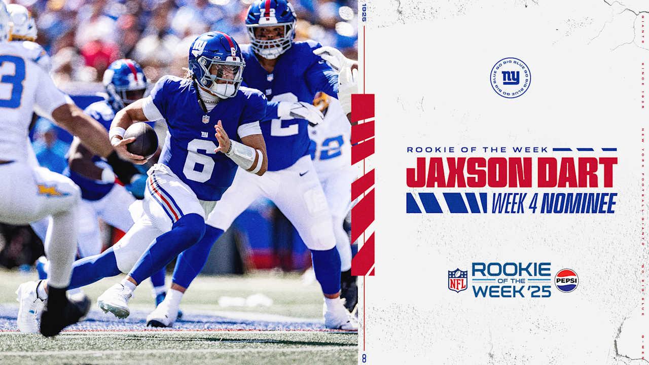 JAXON DARD Nomination of Pepsi Rookie of the Week