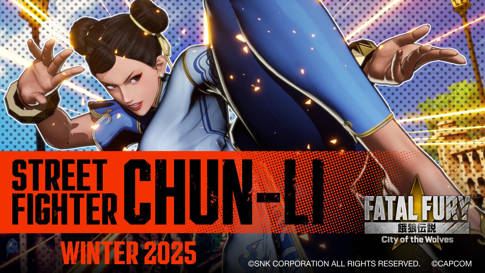 Chun-Li will join Fatal Fury: City of the Wolves this winter