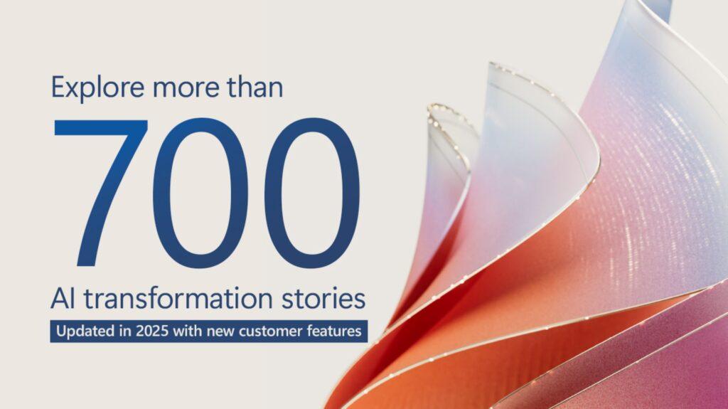 How does a real company transform with AI - with 261 new stories - official Microsoft blog