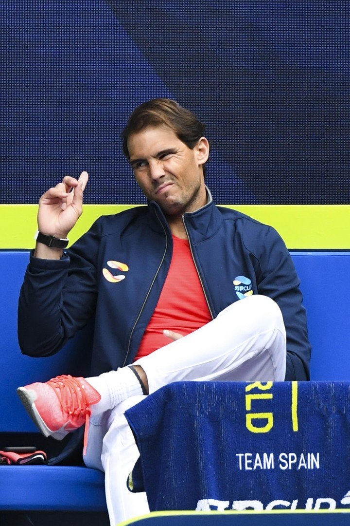 Nadal, who suffers from back pain, missed Spain's first ATP Cup appearance Photo: EFE