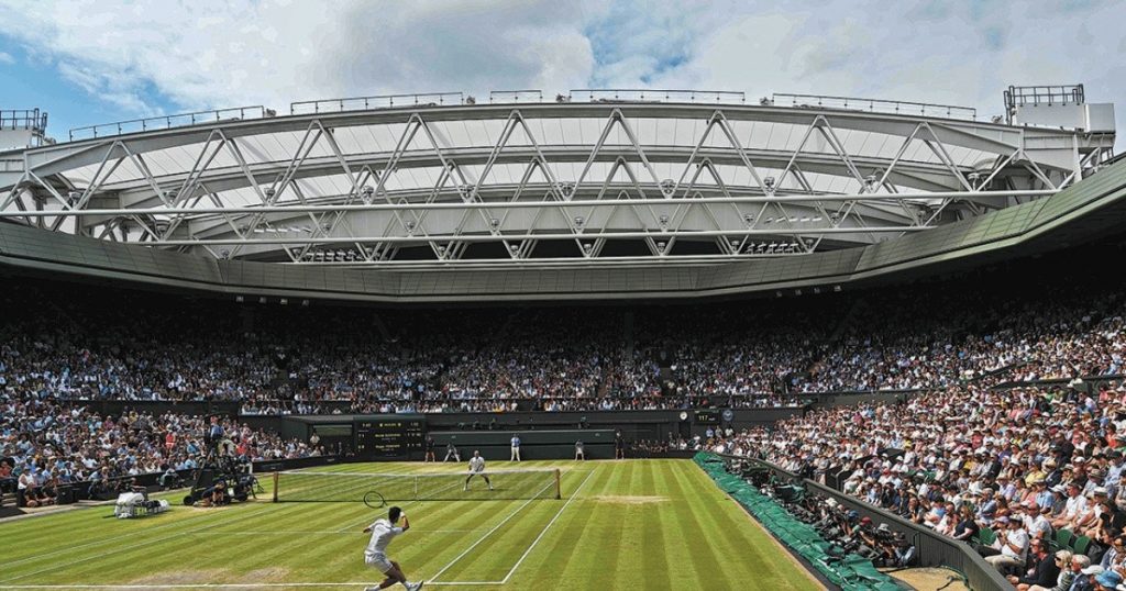 Wimbledon charts its stages with and without fans