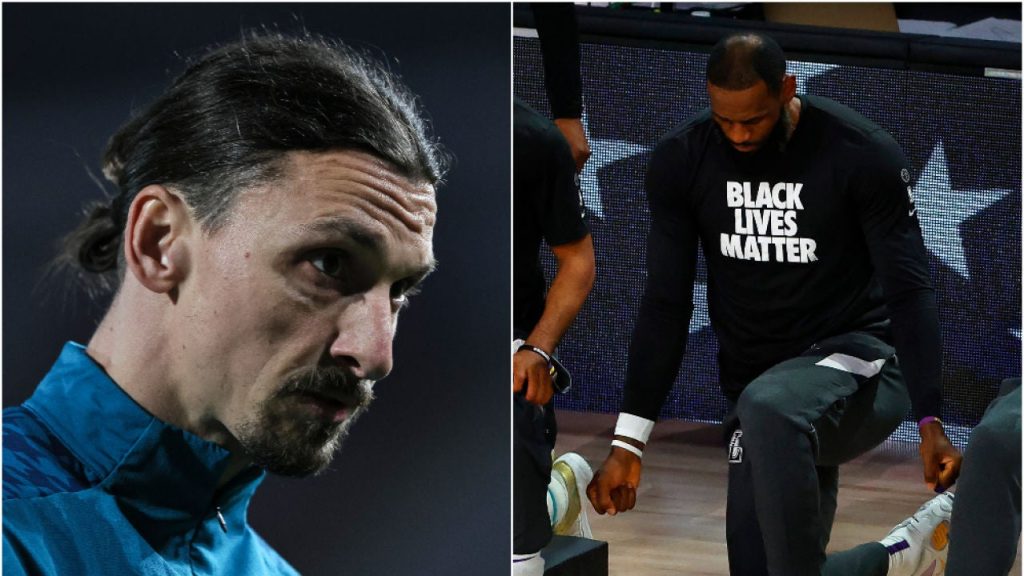 NBA defends LeBron and attacks Ibrahimovic: "You are the Devil's Fool"