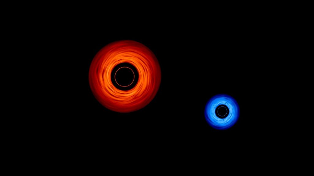 This is the "dance" of two black holes shared by NASA |  Video