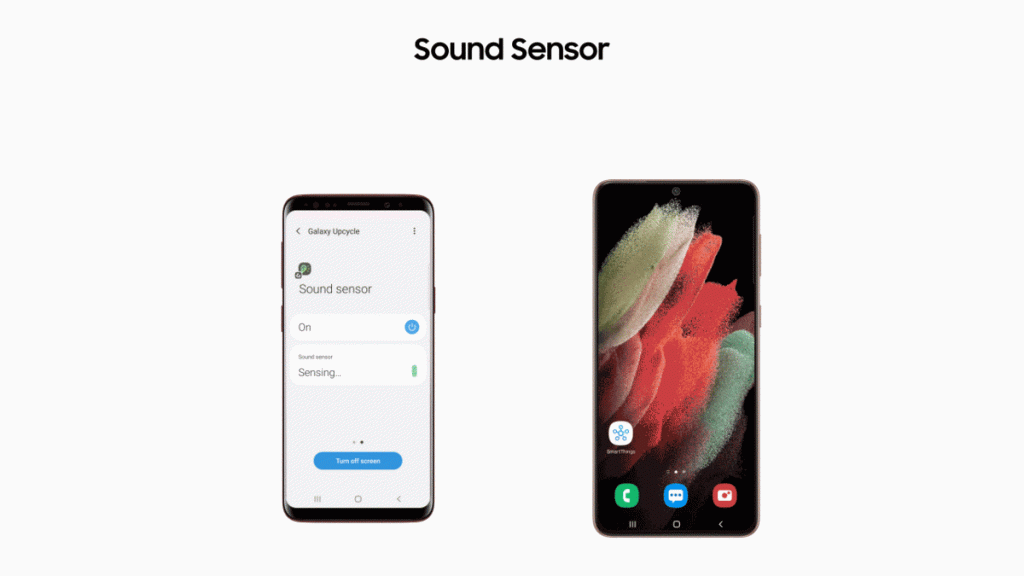Samsung now allows you to reuse your old phones as light and sound sensors for smart homes