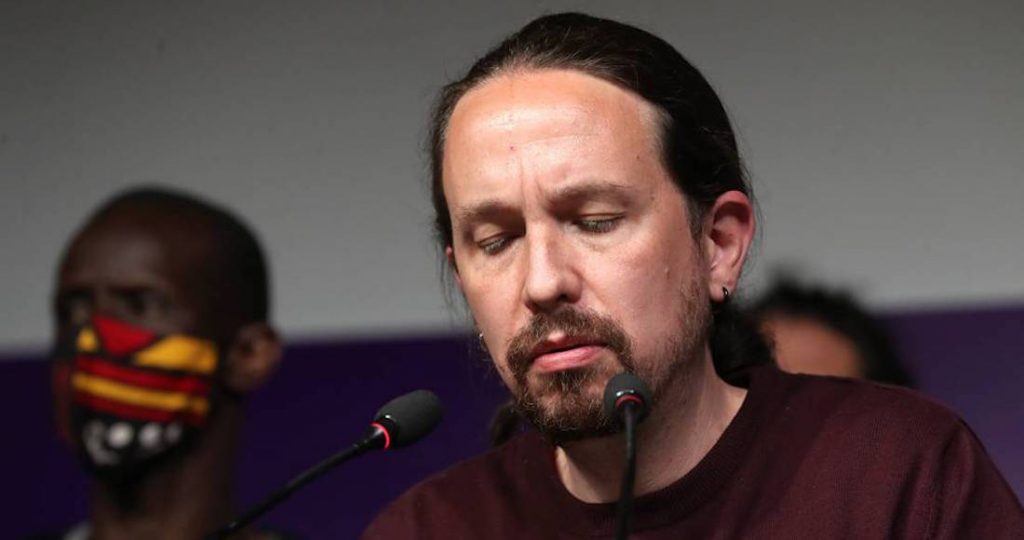 Pablo Iglesias resigns from all his posts and leaves politics due to the failure of the left in Madrid