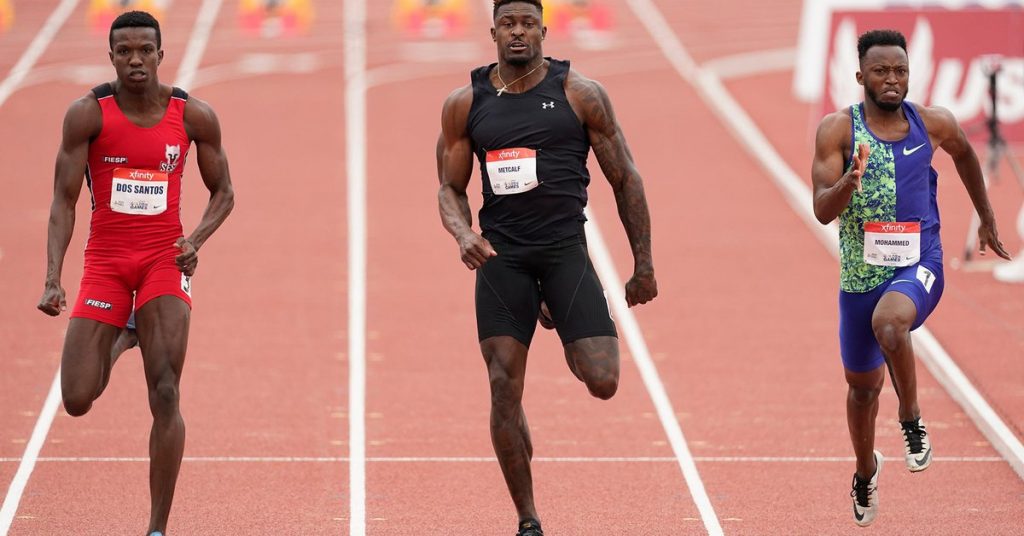 It weighs 104 kilograms, is one of the fastest in the NFL, and rivals professional athletes with a dream to go to the Olympics.