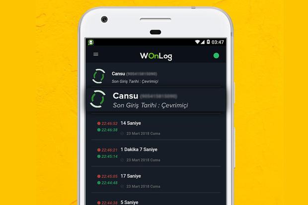 This is how WhatzSeen works on your Android device, it is the app that will tell you who has connected to WhatsApp.  (Image: WhatzSeen)