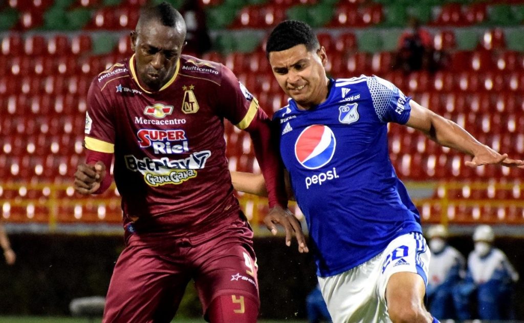 Millionaires Vs.  Relays Tolima LIVE AND LIVE by Liga Betplay schedule جدول