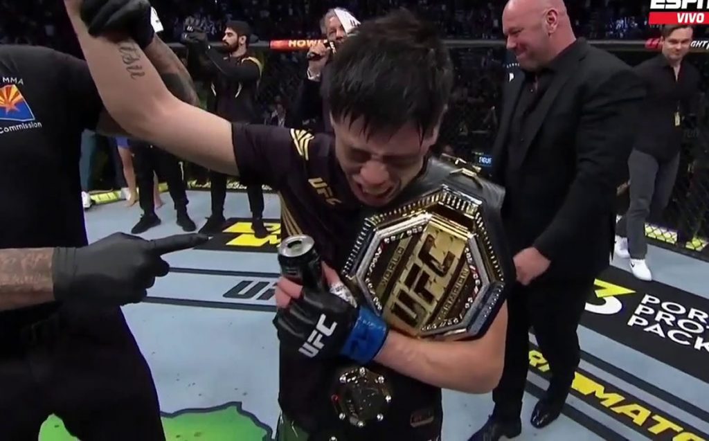 Brandon Moreno, the first Mexican champion in UFC history!  Video