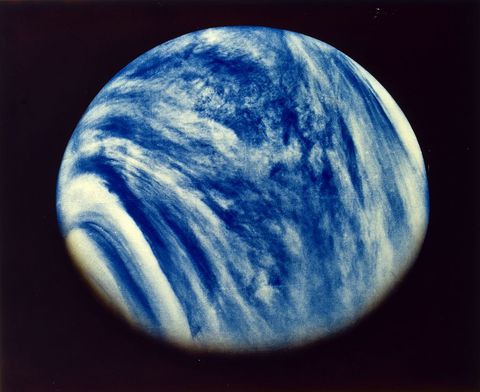 1974 The cloud covered Venus, the second planet from the Sun Image by mpigetty . Images