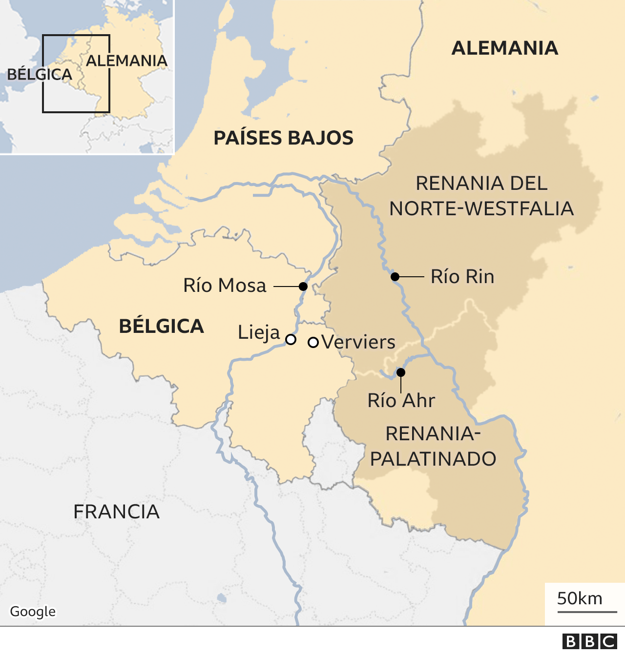 Europe map.