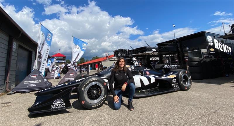 Tatiana Calderon will be in IndyCar.  Photo: AJ Foyt Racing Press