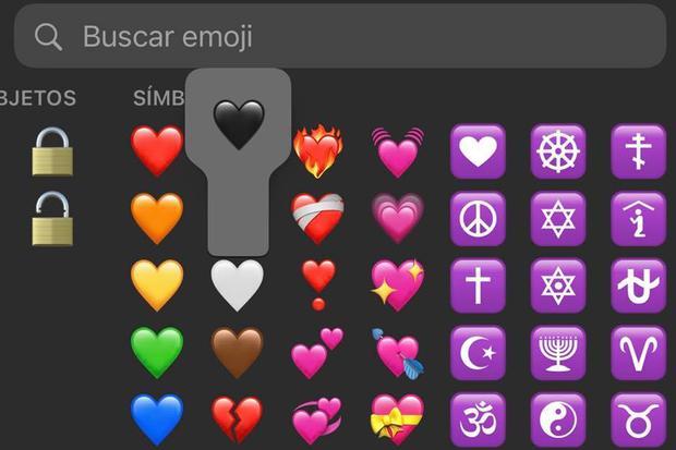 What does the person who sent you a black heart want to send on WhatsApp?  (Photo: mag)