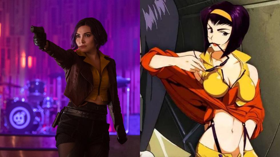Daniela Pineda ("Jurassic World: Fallen Kingdom") is Faye Valentine, a con artist with a mysterious past.  Pictures: Netflix/Sunrise.