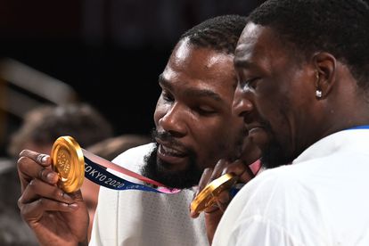 Kevin Durant and Adebayo, Tokyo 2020 medalists.