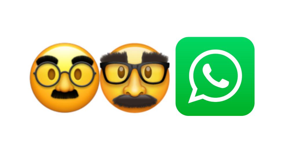 WhatsApp |  Find out the meaning of the strange face emoji with big eyebrows, glasses and mustaches |  SPORTS-PLAY