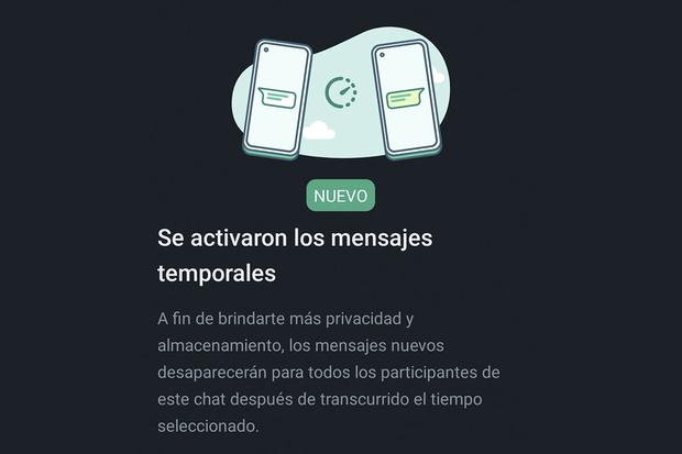 Do you want to activate temporary messages on WhatsApp?  We give you all the steps.  (Photo: mag)