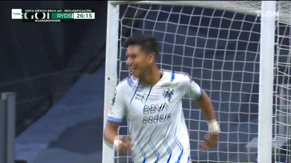Maximiliano Mesa goal for Monterrey 2-0 vs.  blue cross