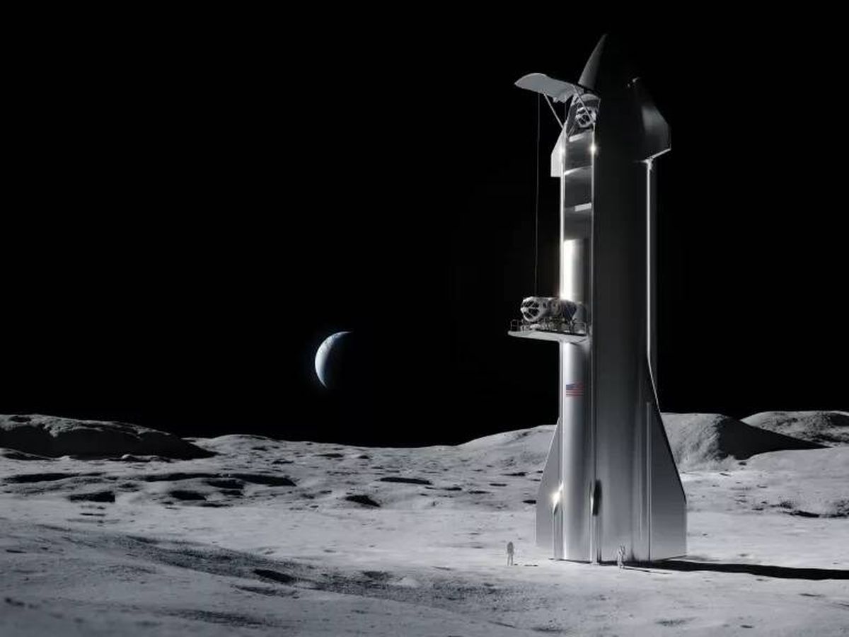 Photo: At least until 2026 we will not return to the moon.  (SpaceX)