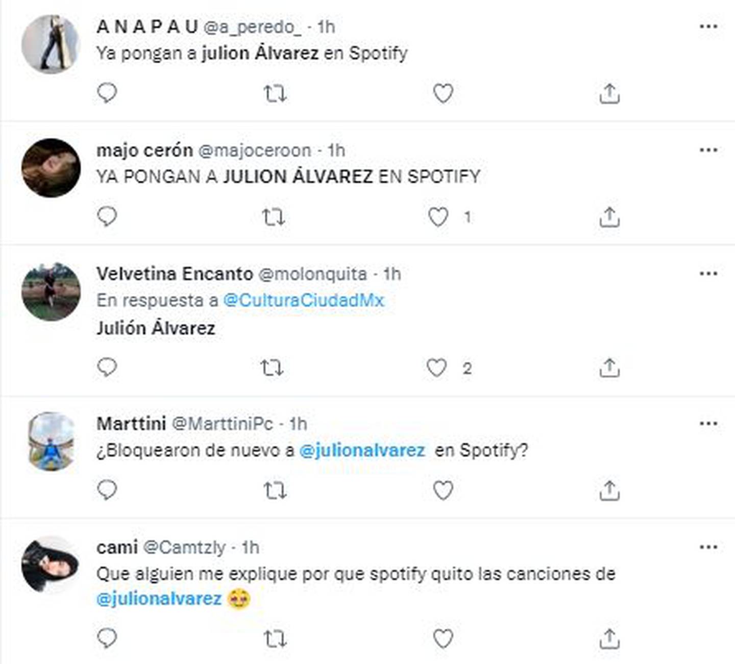 once again? Spotify is removing Julión Álvarez's music from the